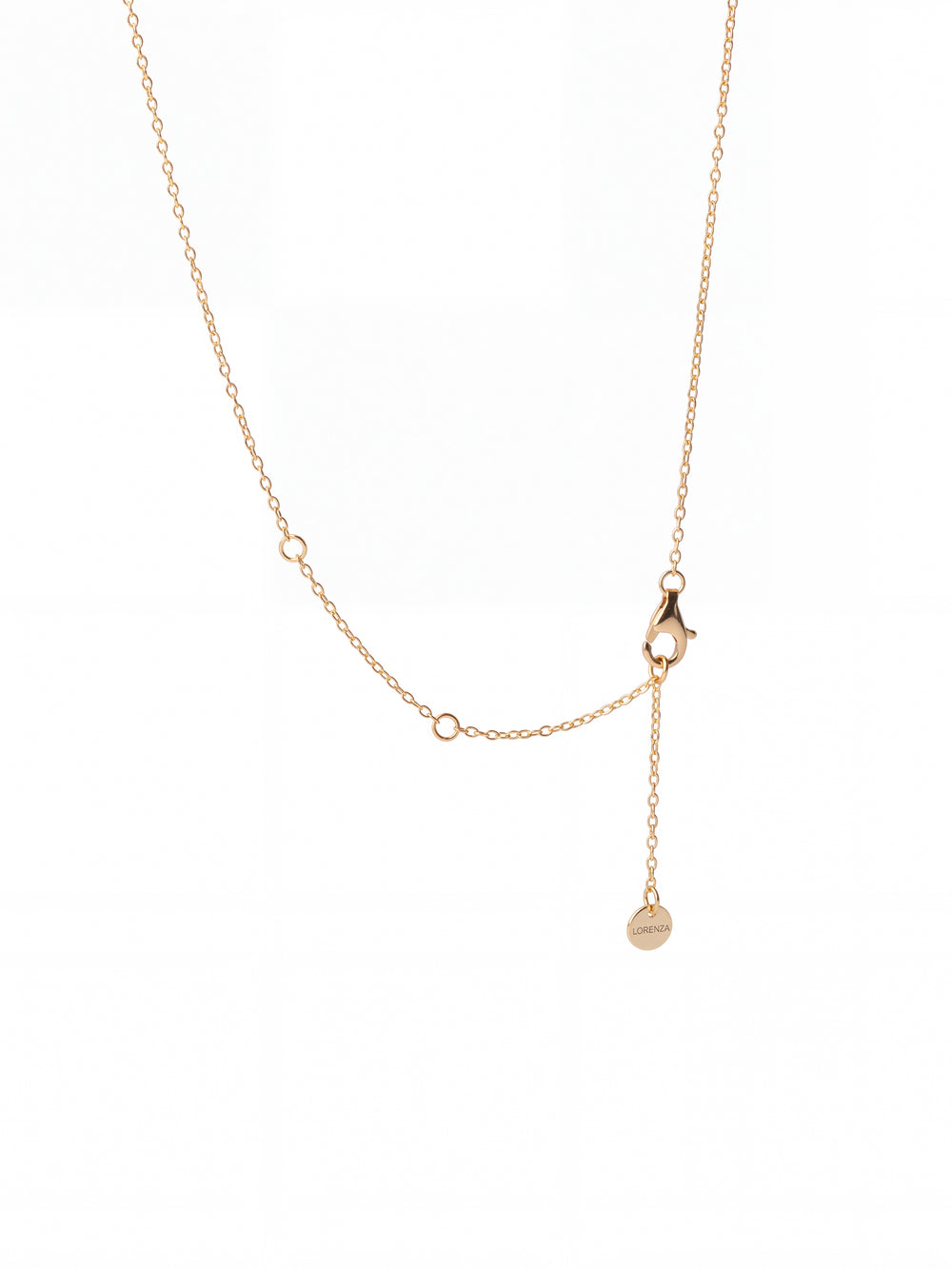 Collar Dorado Inicial Cursiva