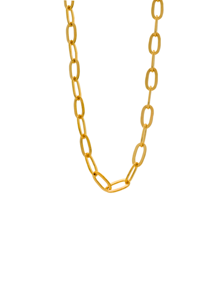 Collar Dorado Eslabon 3 mm