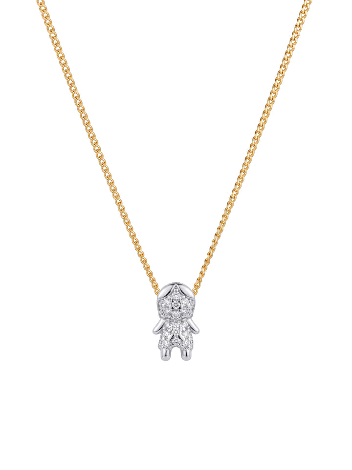Personaliza Tu Collar Combinado Dijes Niños Con Zirconias