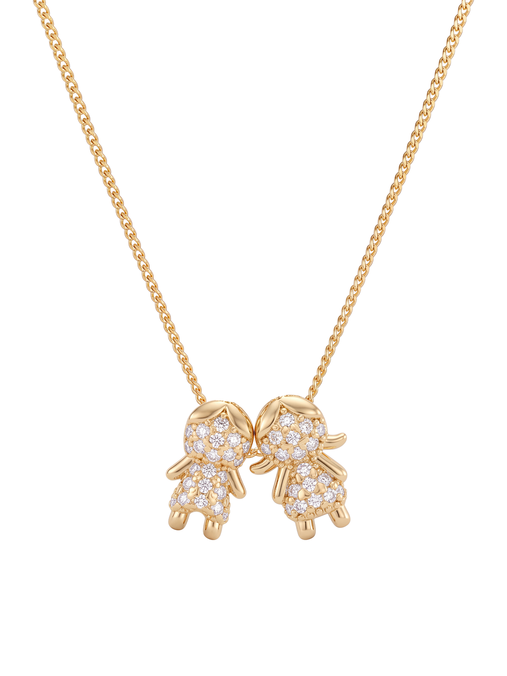 Personaliza Tu Collar Dijes Niños Con Zirconias