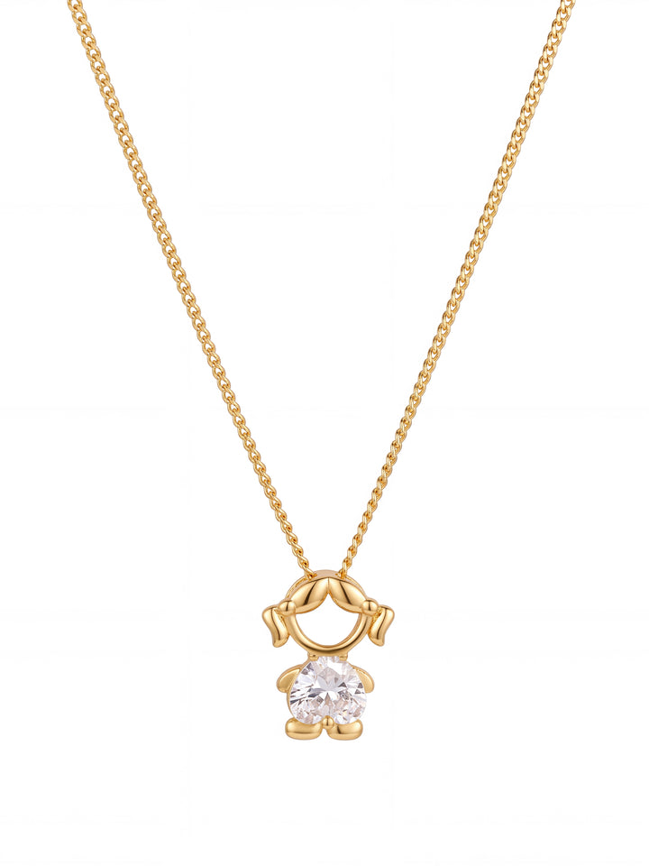 Personaliza Tu Collar Dijes Niños Centro Zirconia