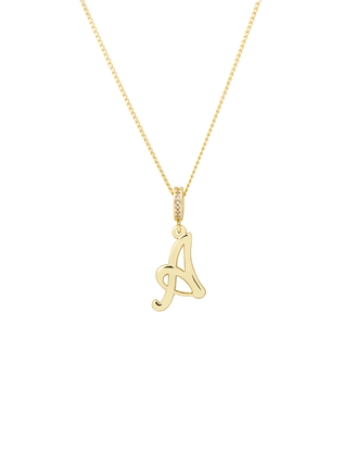 Collar Inicial Cursiva