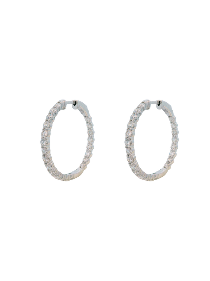 Par Arracadas 2 Ct Diamantes Lab Grown