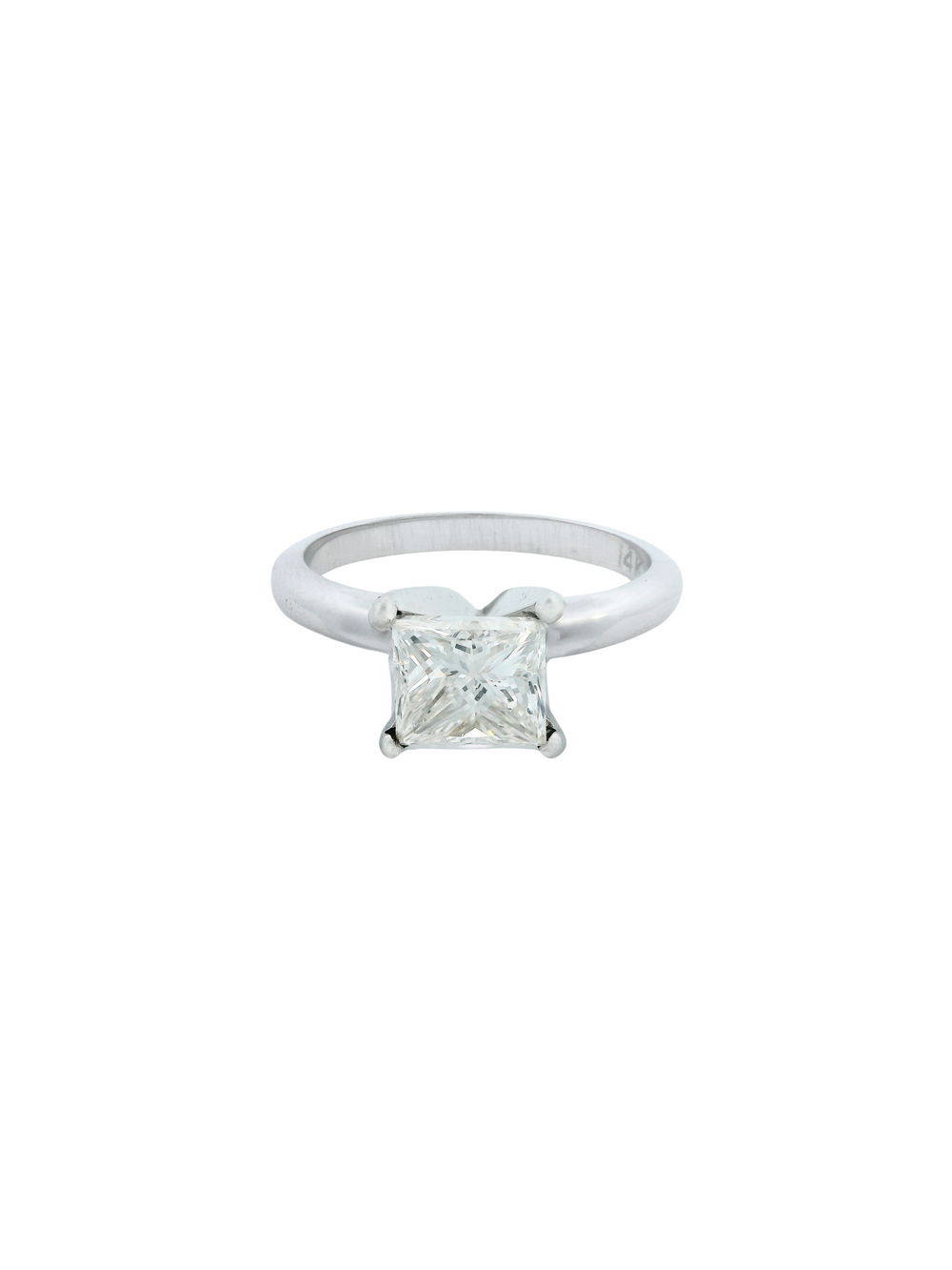 Anillo de Compromiso Princess 1.02 Ct Diamante Natural