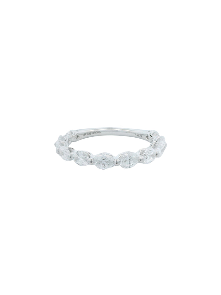 Anillo Churumbela Ovales 0.96 Ct Diamantes Lab Grown