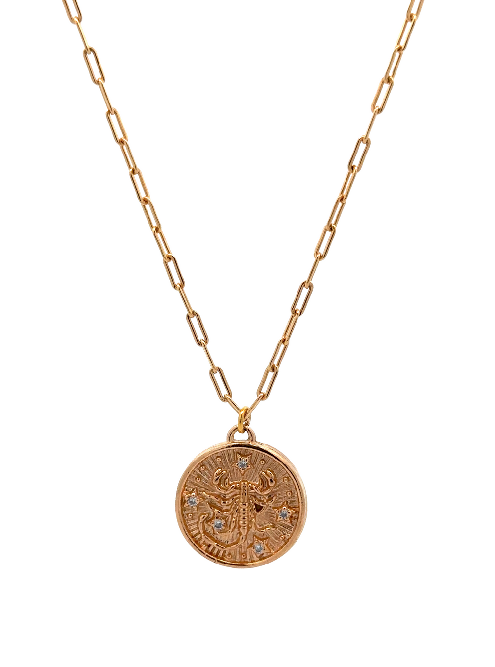 Collar Medalla Signo Zodiacal