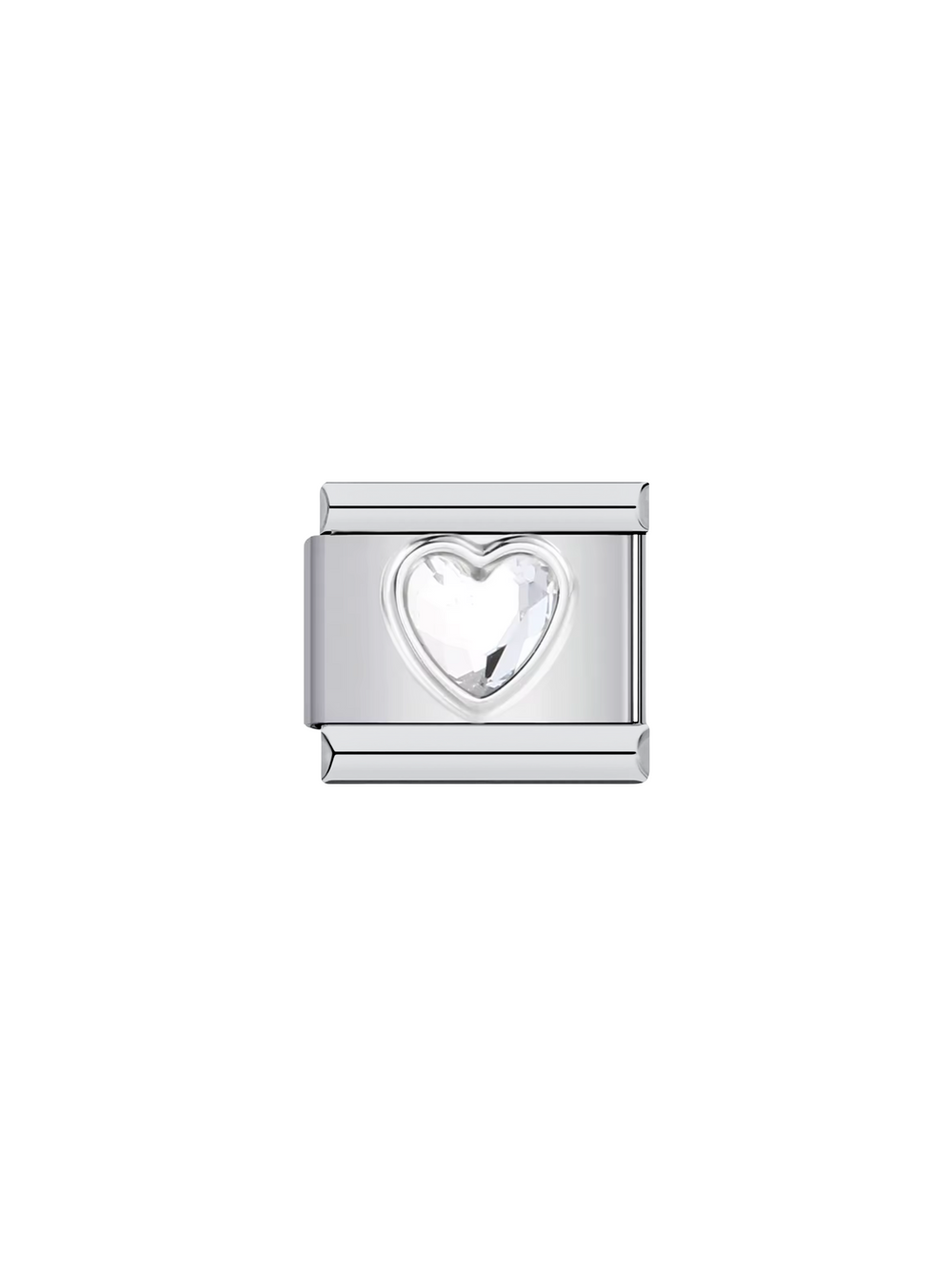 Charm Corazon Con Piedra