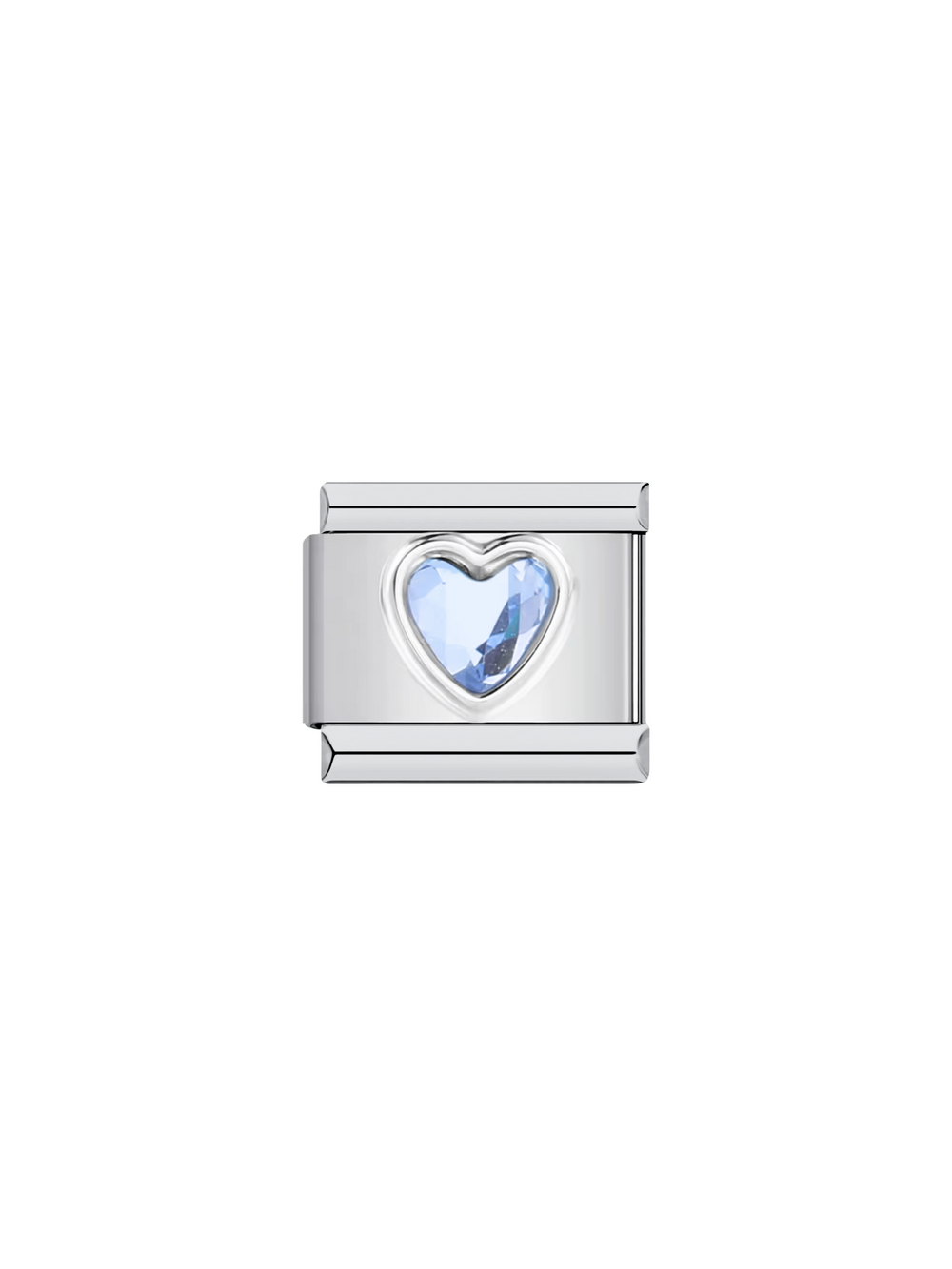 Charm Corazon Con Piedra