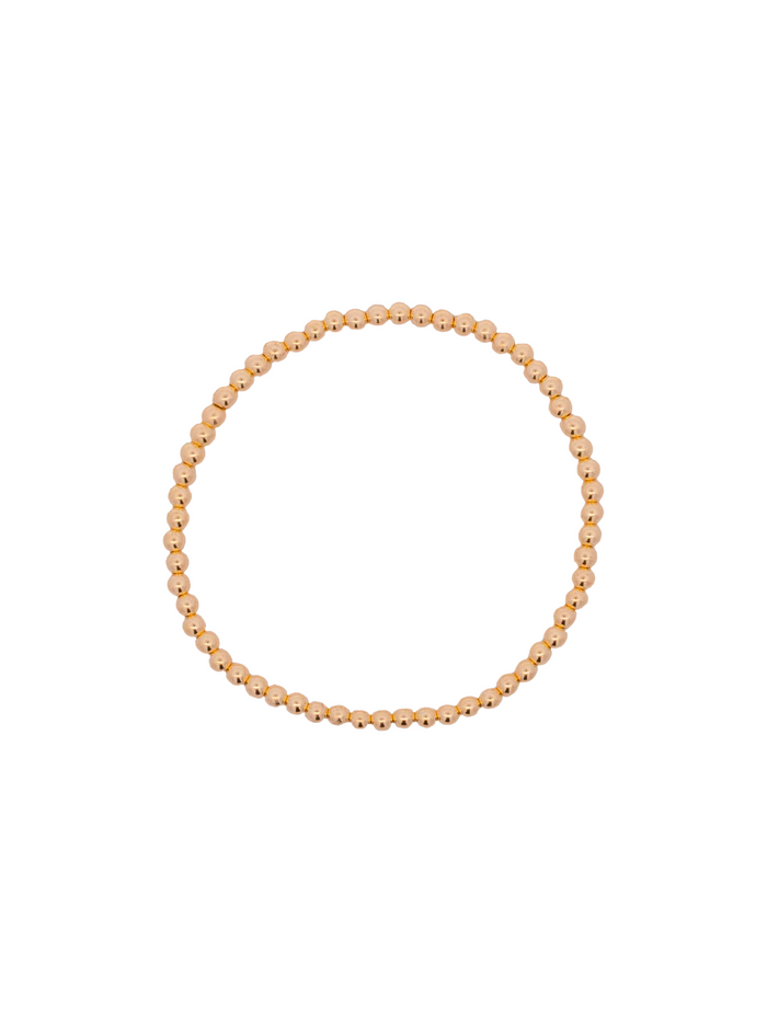 Pulseras Bolitas Doradas Gold Filled