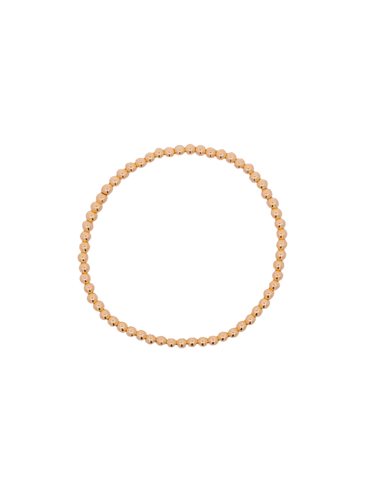 Pulseras Bolitas Doradas Gold Filled