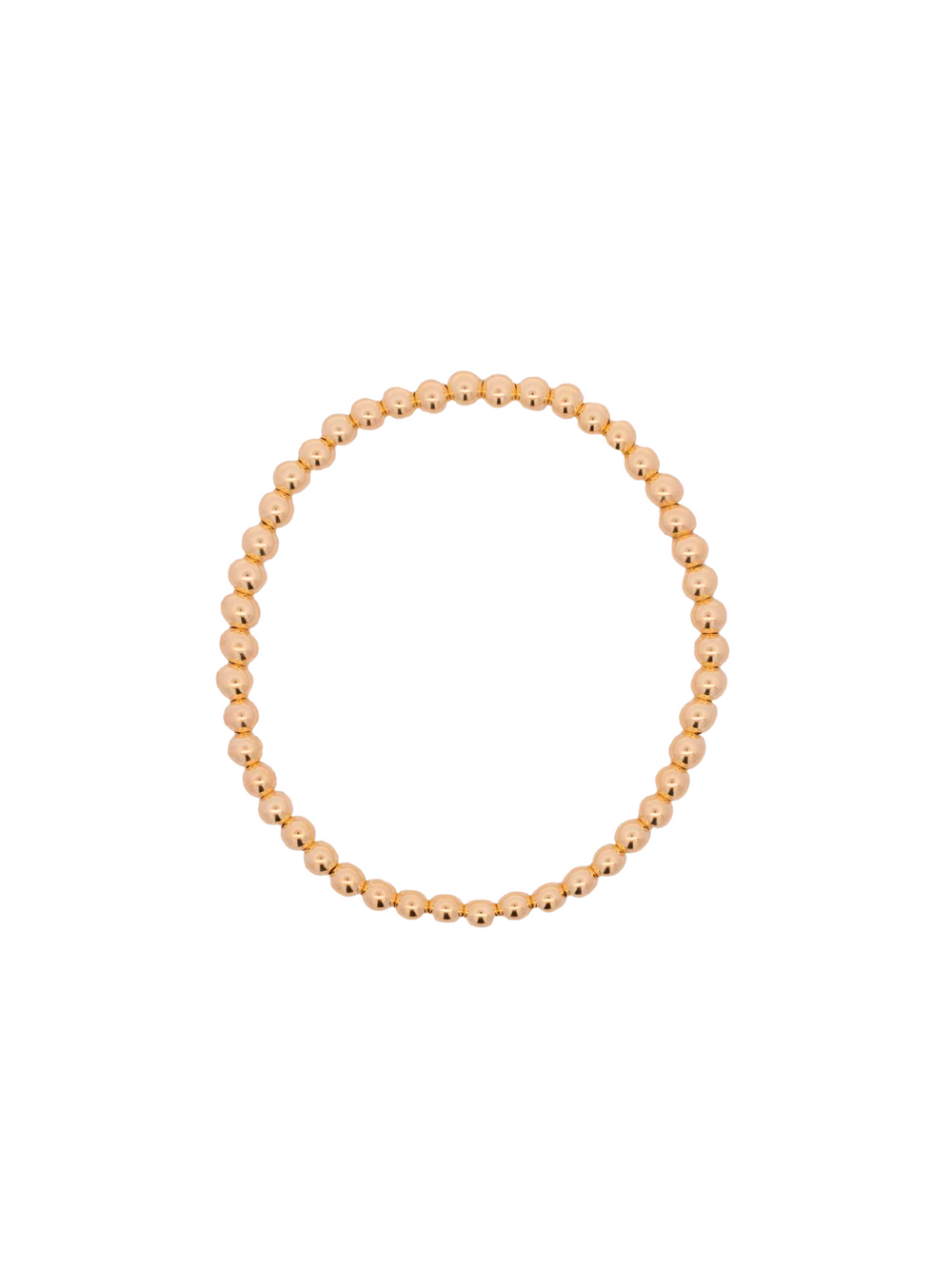 Pulseras Bolitas Doradas Gold Filled
