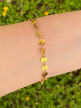 Pulsera Monedas Doradas
