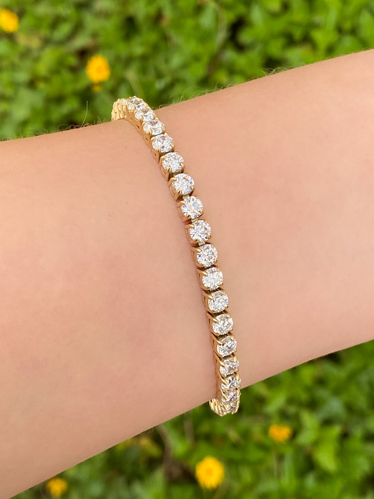 Pulsera Zirconias 4mm