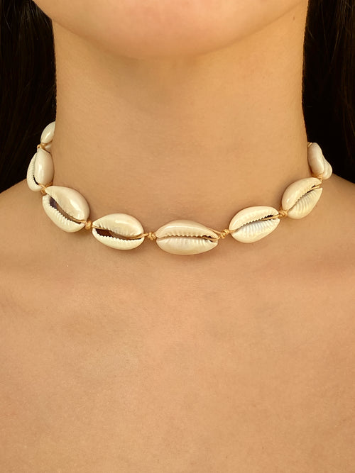 Choker Conchitas Naturales