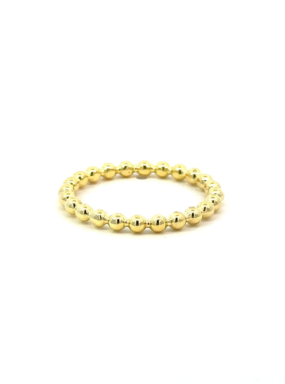 Anillo Mini Bolitas Dorado