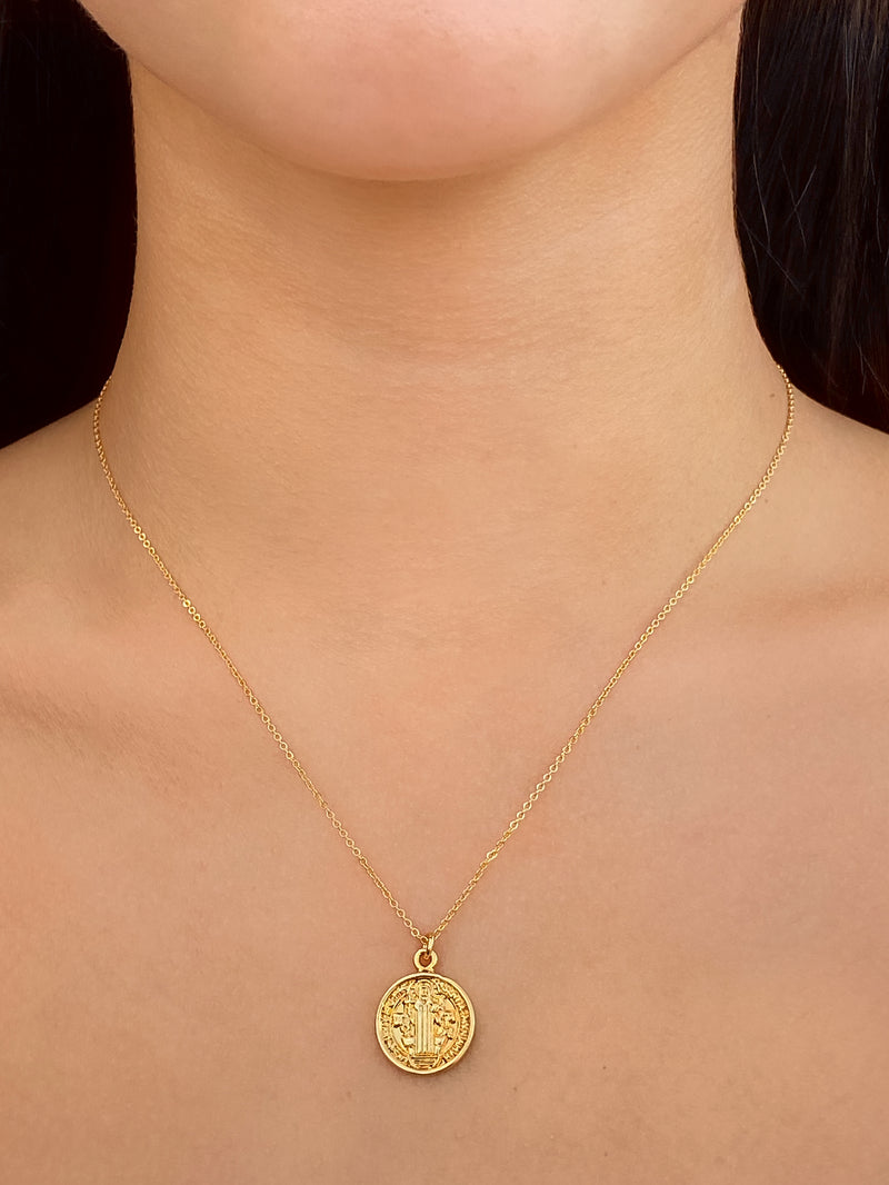 Collar Dije San Benito Grande
