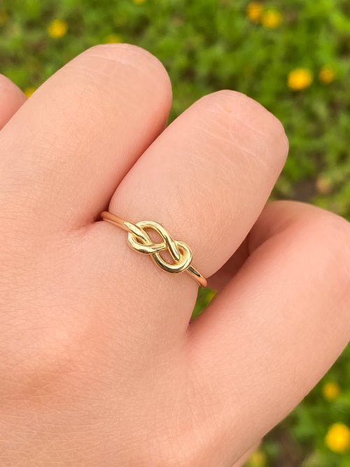 Anillo Infinito Oro 10k