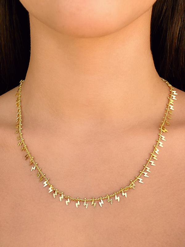 Collar Rayitos Dorados