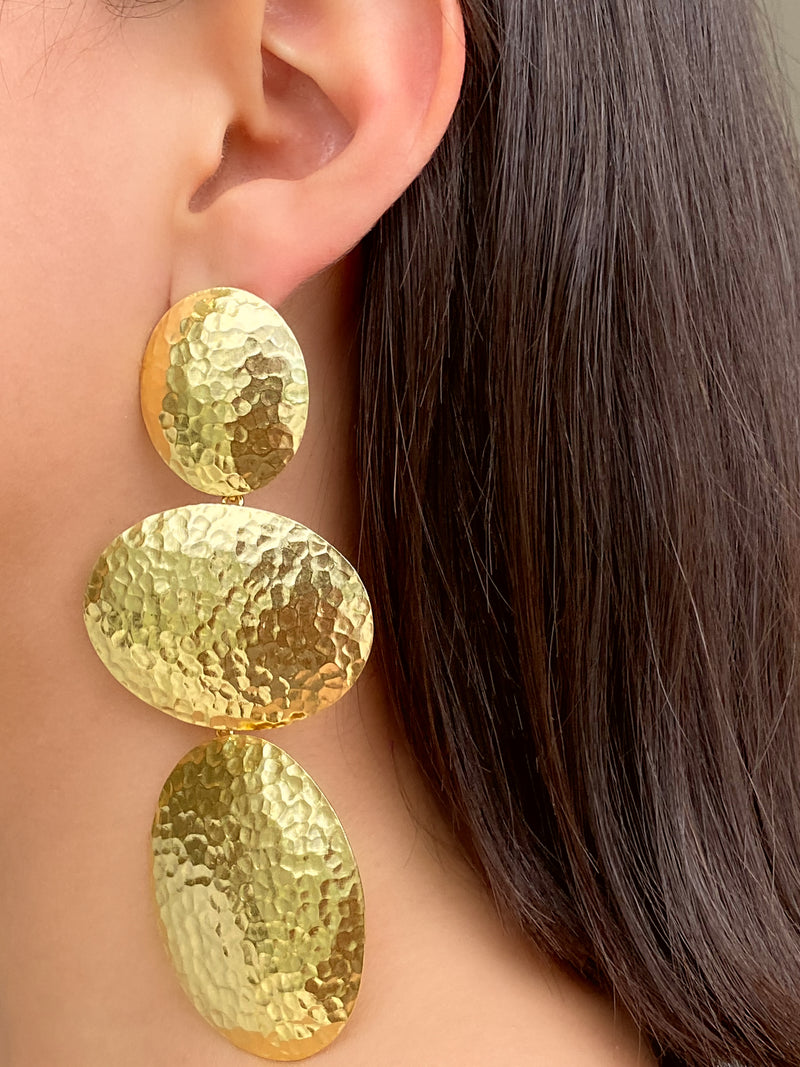 Par Arete Tres Óvalos