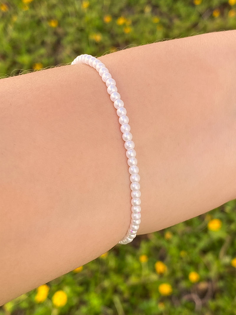 Pulsera Perla Blanca