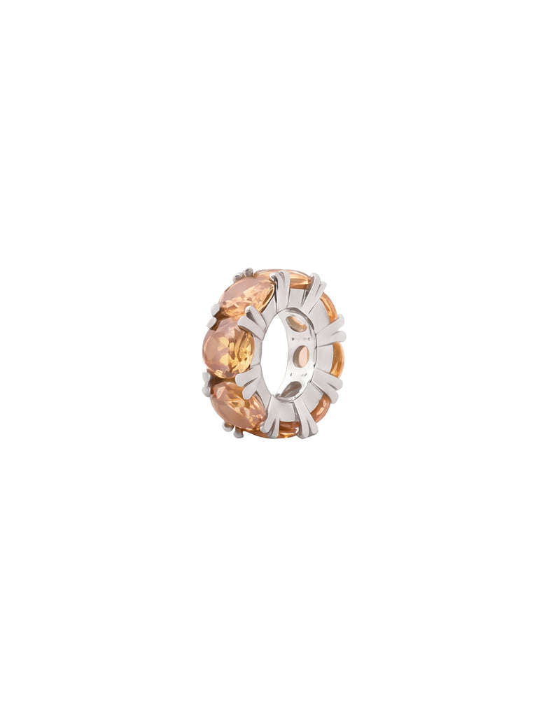 Arma Tu Collar Dije Birthstone Plateado