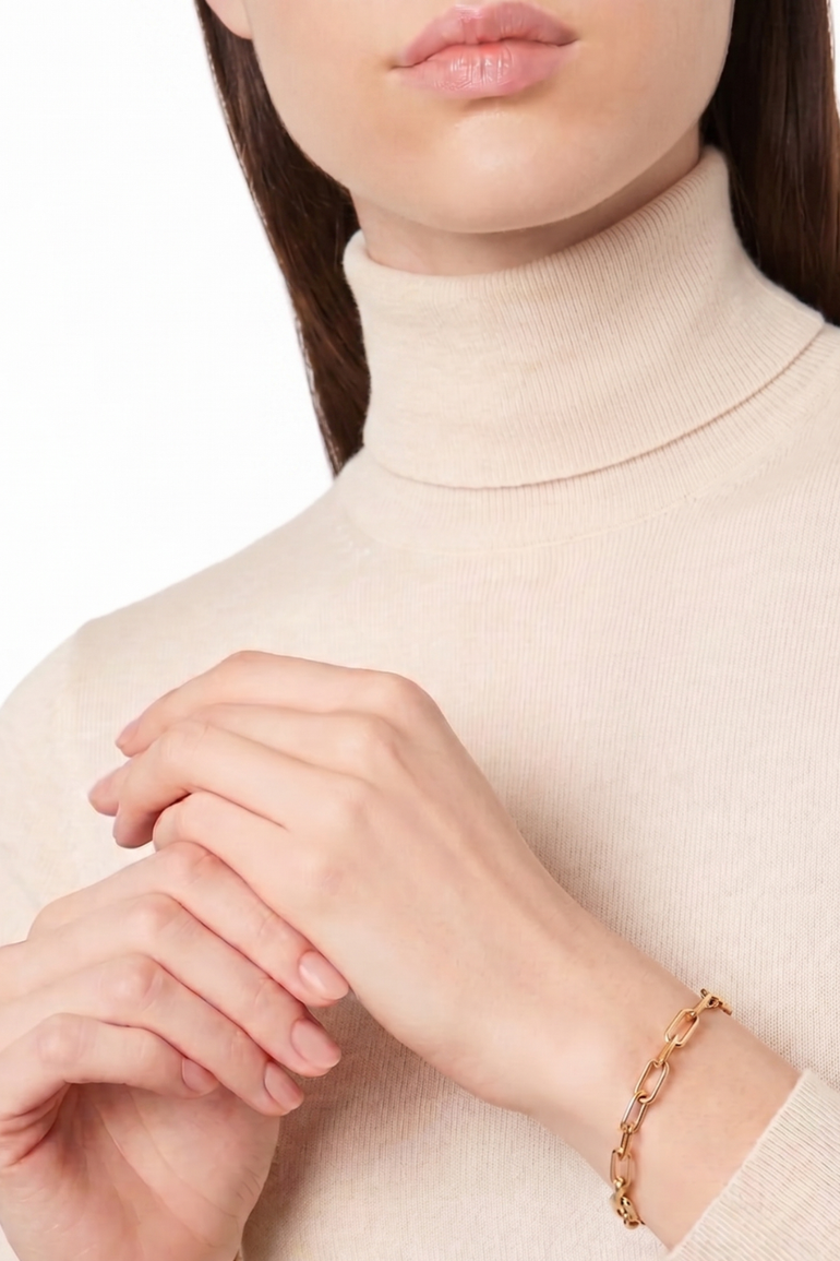 Pulsera Eslabon Tipo Clip