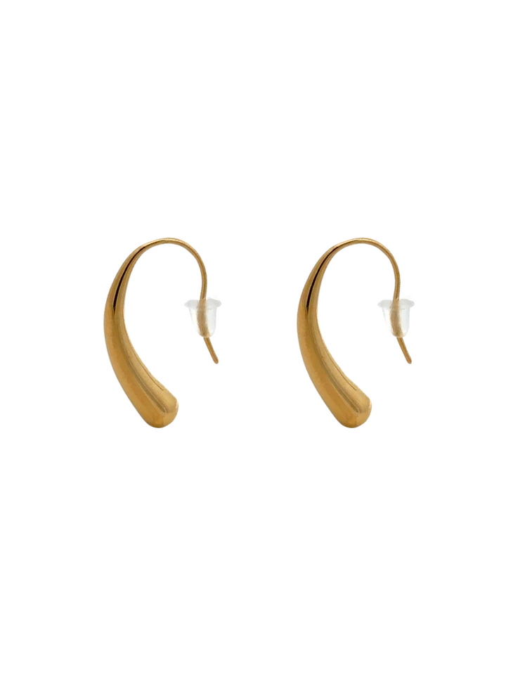 Par Arete Forma Gota Irregular Colgante