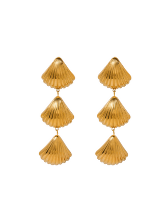 Par Arete Tira Concha