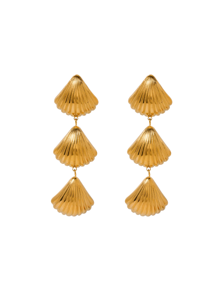 Par Arete Tira Concha