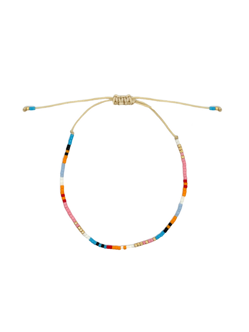 Pulsera Mini Chaquiras Colores