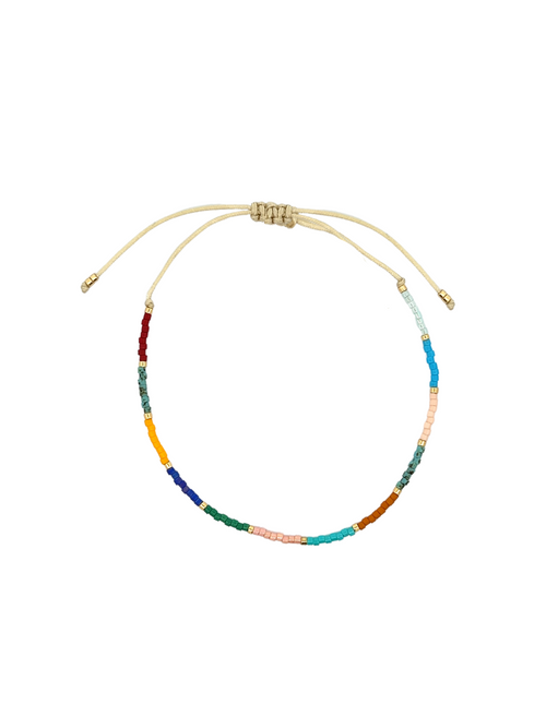 Pulsera Mini Chaquiras Colores