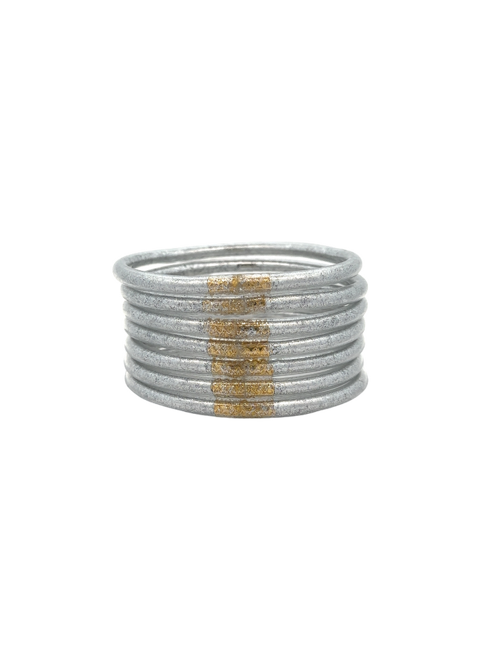Pulsera Tibetana Plateada