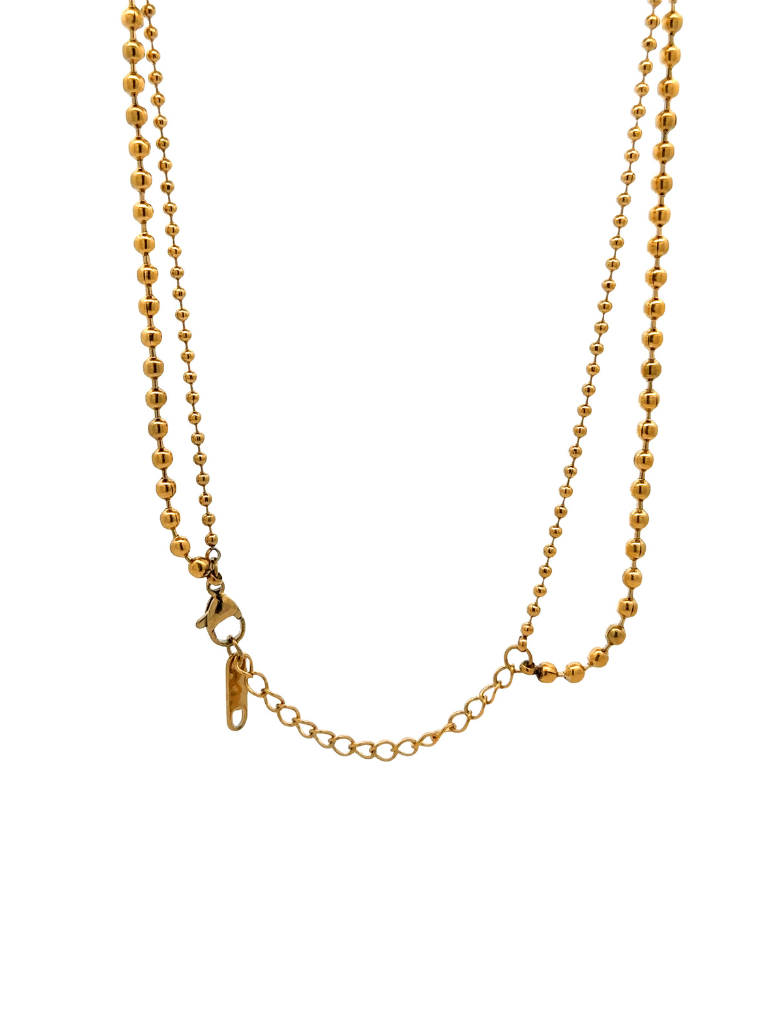 Collar Bolitas Doble