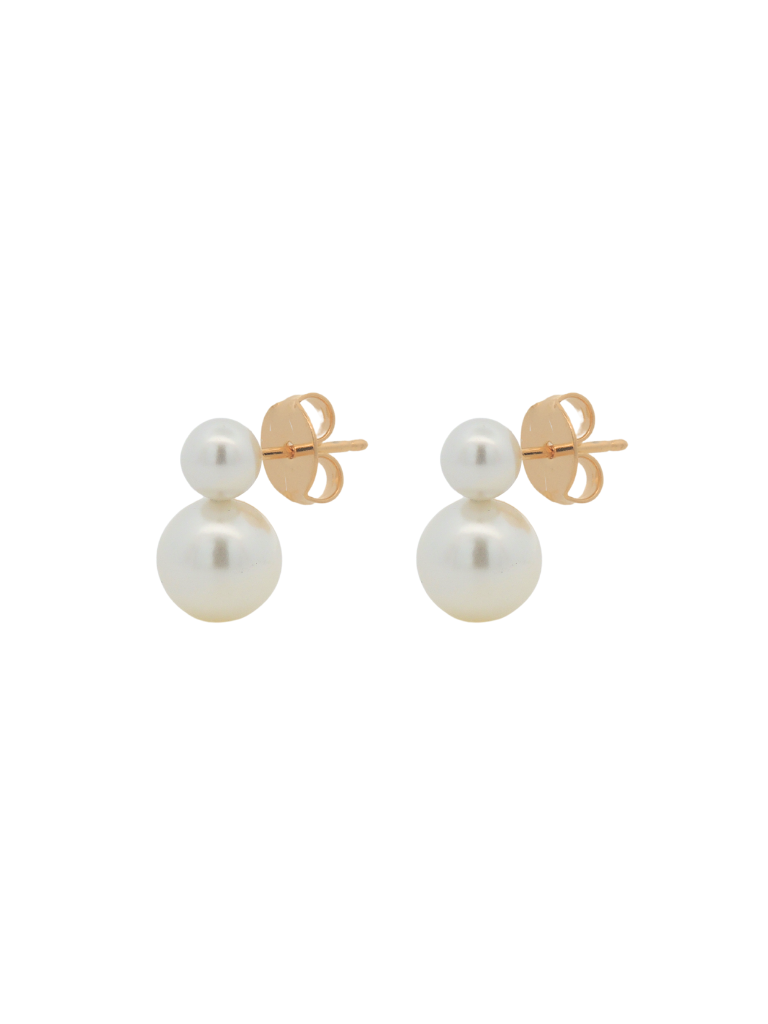 Par Arete Doble Perla