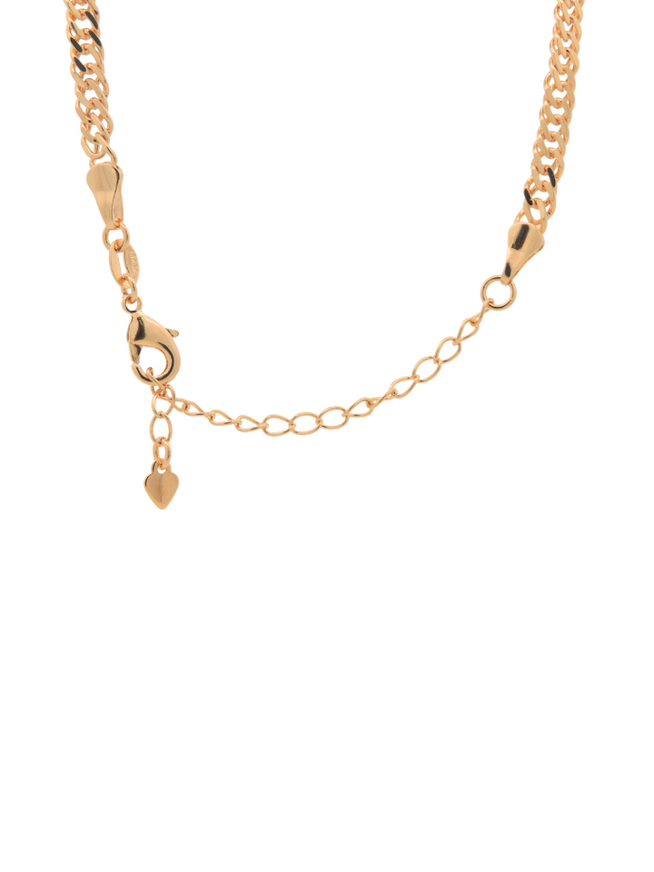 Collar Cadena Dorada Eslabones 5 mm