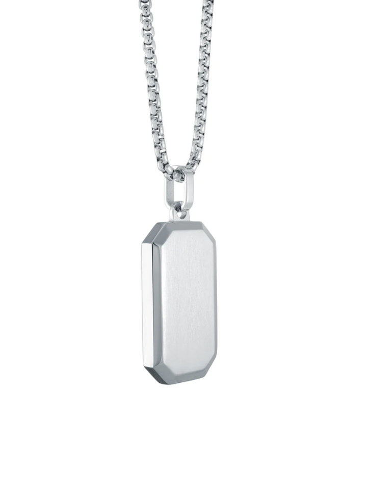Cadena Dog Tag Octagono