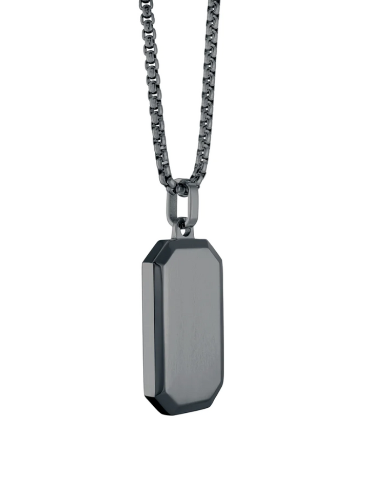 Cadena Dog Tag Octagono