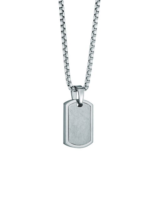 Cadena Dog Tag Con Contorno