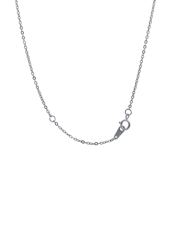 Collar Doble Eslabon Con Zirconias
