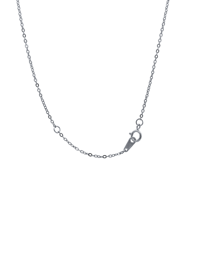 Collar Doble Eslabon Con Zirconias