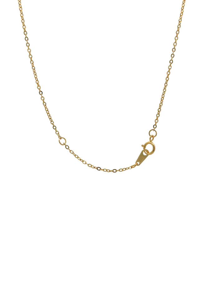 Collar Doble Eslabon Con Zirconias