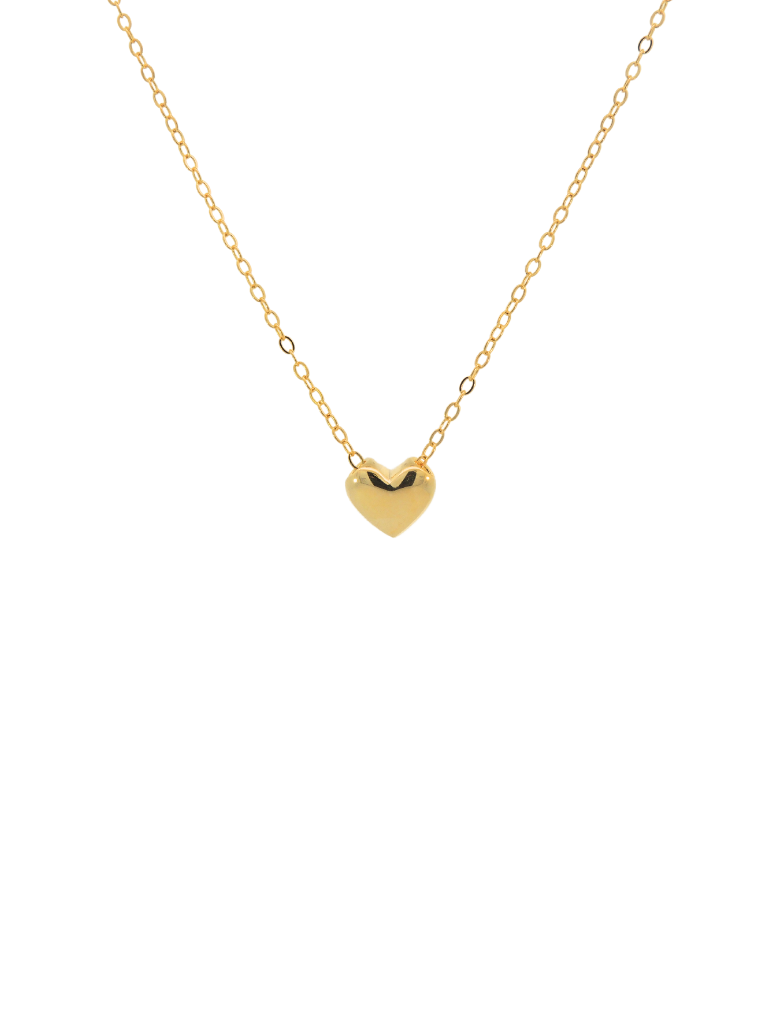 Collar Con Corazon Liso
