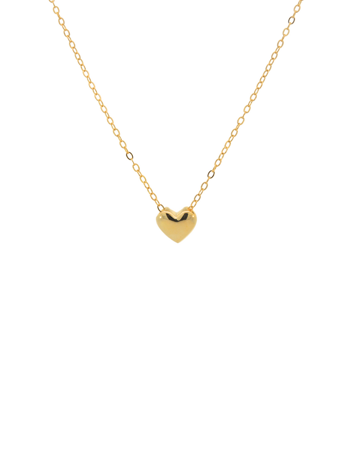 Collar Con Corazon Liso