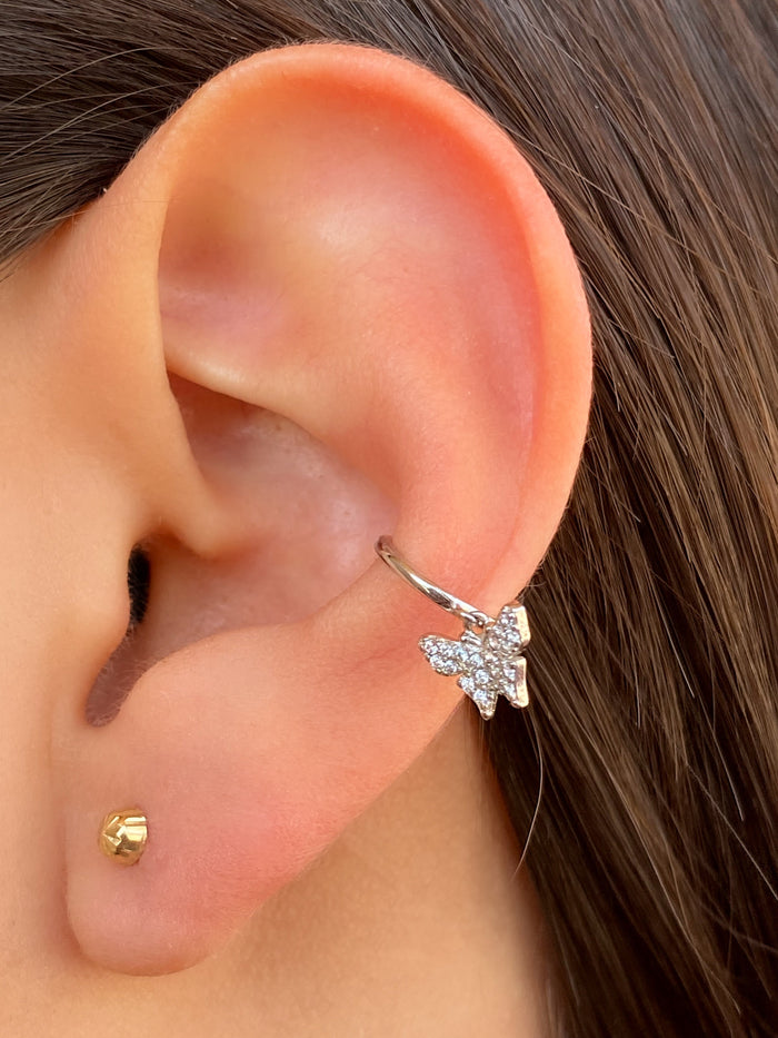 Ear Cuff con Mariposa