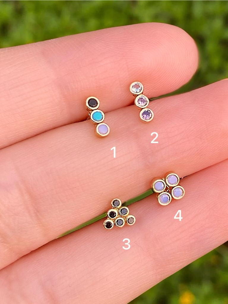 Piercings Oro 14k Primera Perforación