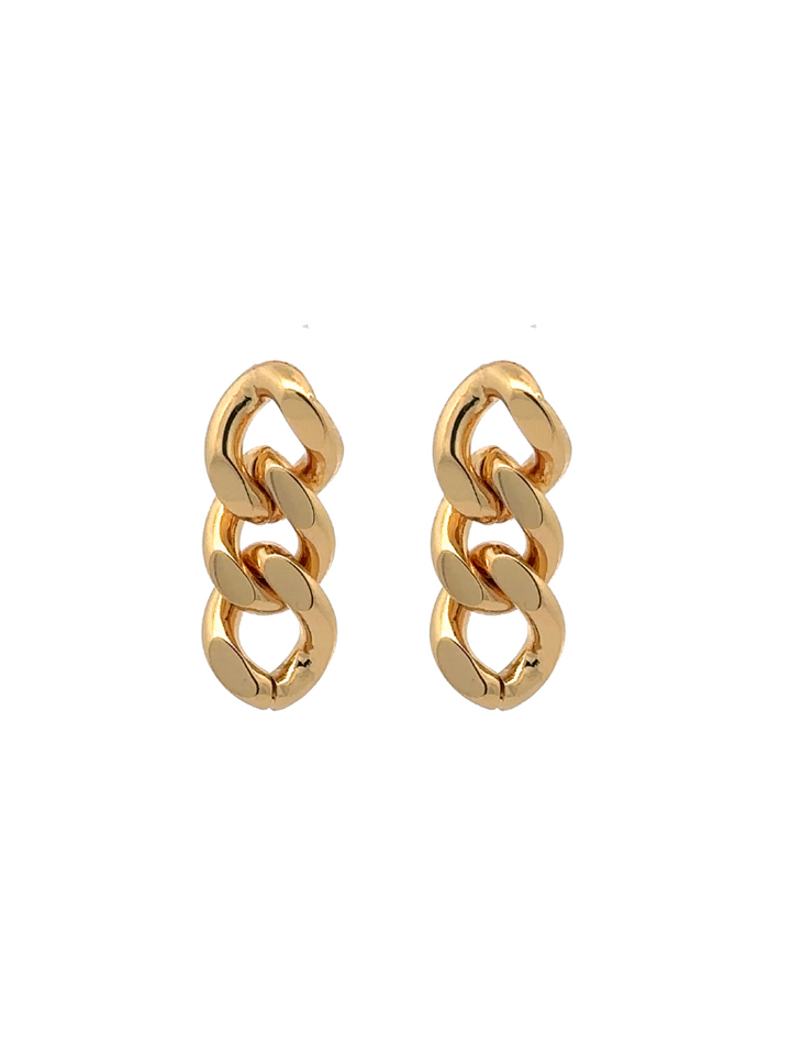 Par Arete Cadena Tres Eslabones