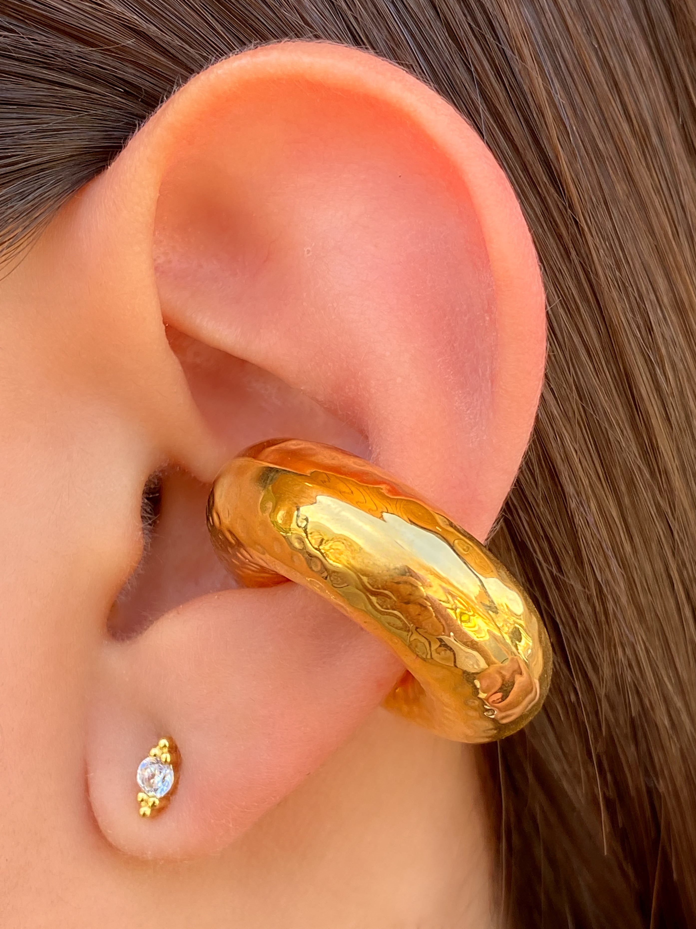 Ear Cuff Con Textura