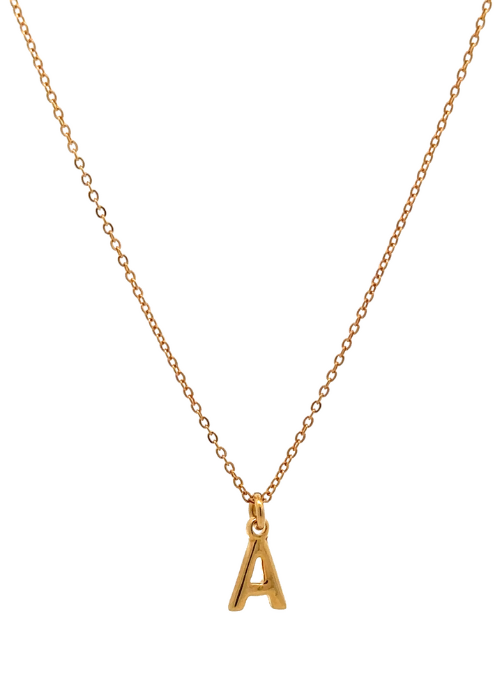 Collar Cadena Delgada Con Inicial