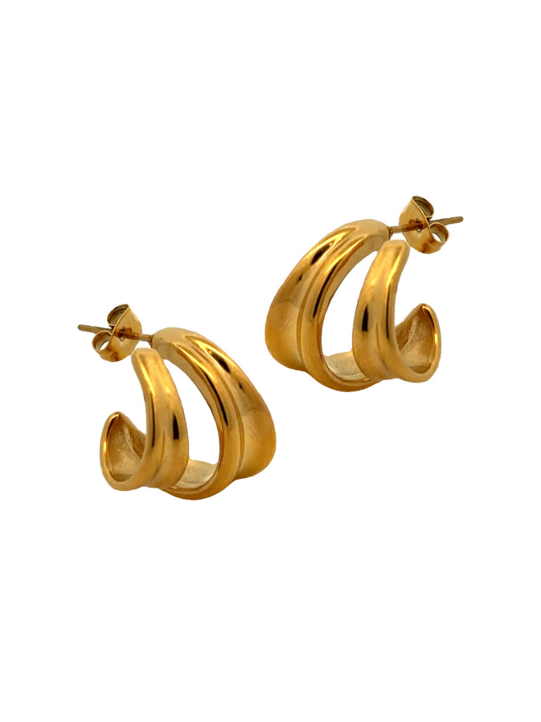 Par Semi Arracada Doble