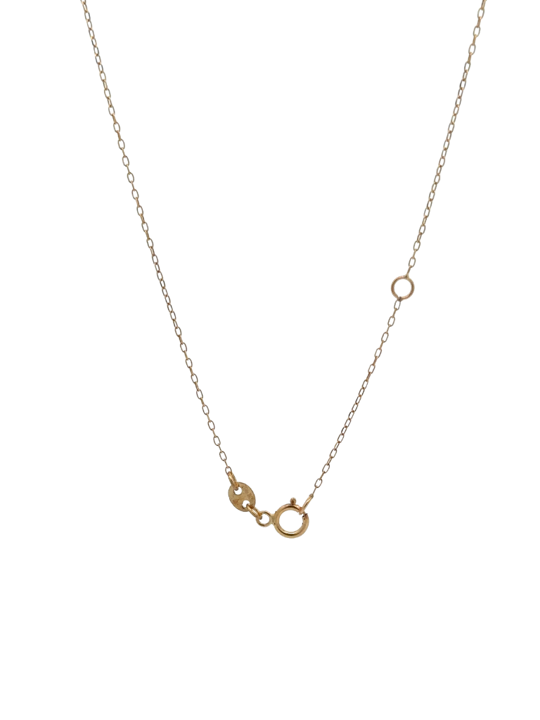 Collar Con Mini Estrellas Oro 14K